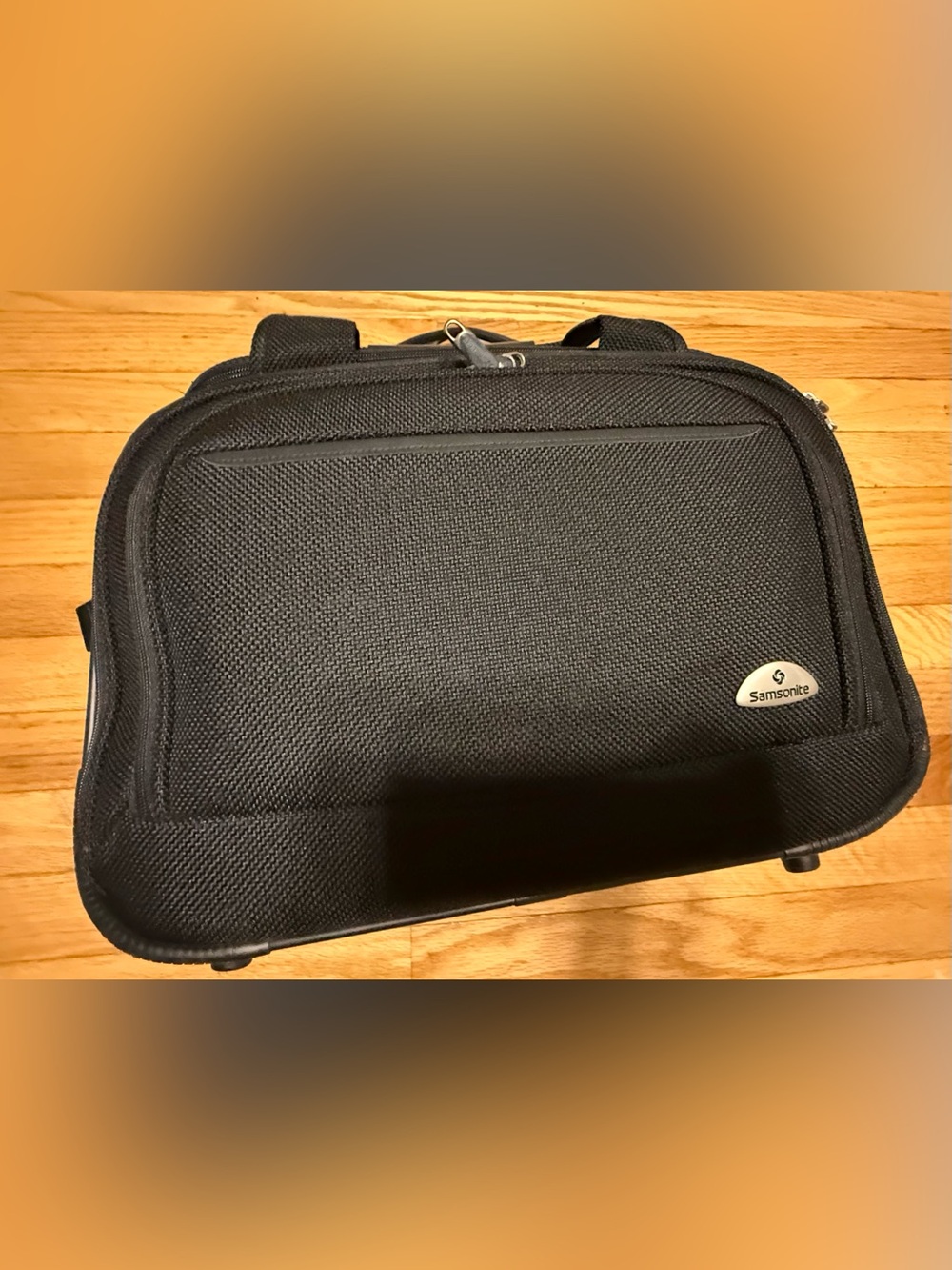 Samsonite Carry On Overnight Shoulder Bag Luggage Black Mobility Series 16"x10"
